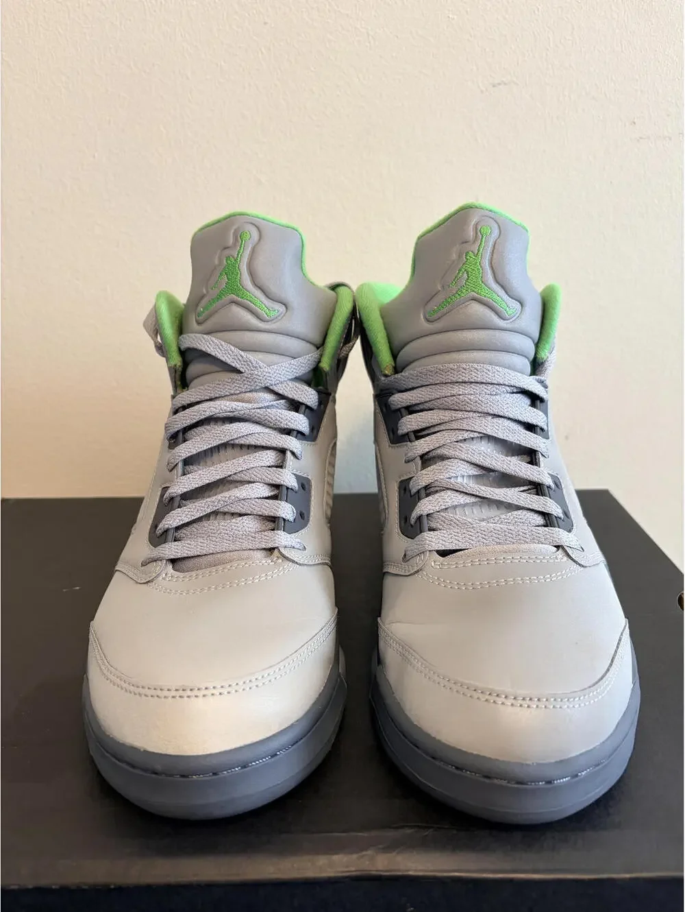 Air Jordan 5 Retro Green Bean Silver/Grey Shoe (Size 10.5)